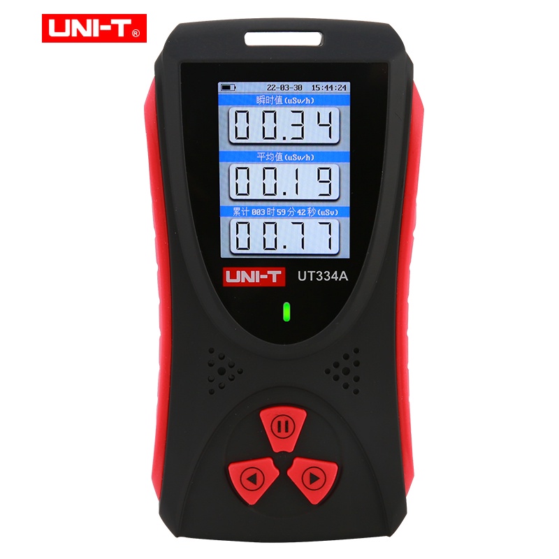 UNI-T UT334A Geiger Counter Electromagnetic Radiation Detector Personal Dosimeter X-ray Beta Gamma Detection EMF Meter.