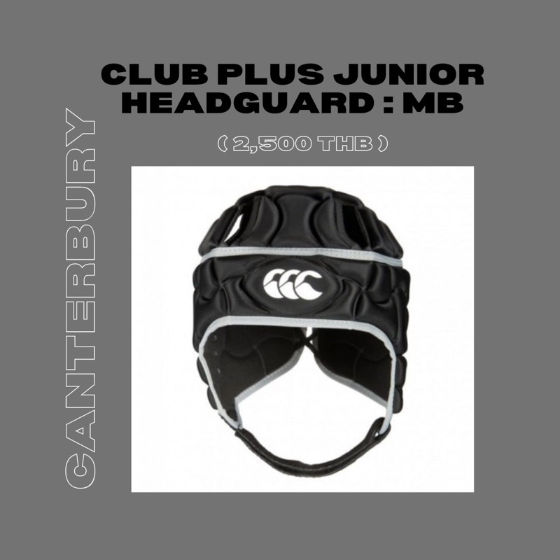 Rugby Headguard Head Gear Canterbury Club Plus Junior MB Authentic Hat