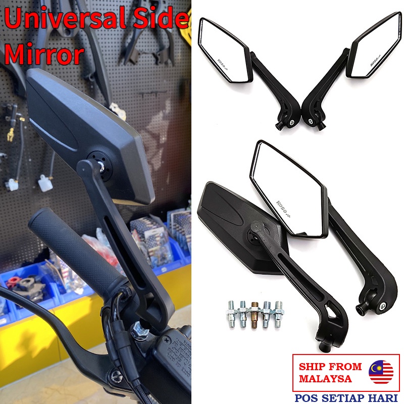 Universal Side Mirror motorcycle cermin sisi motor side mirror