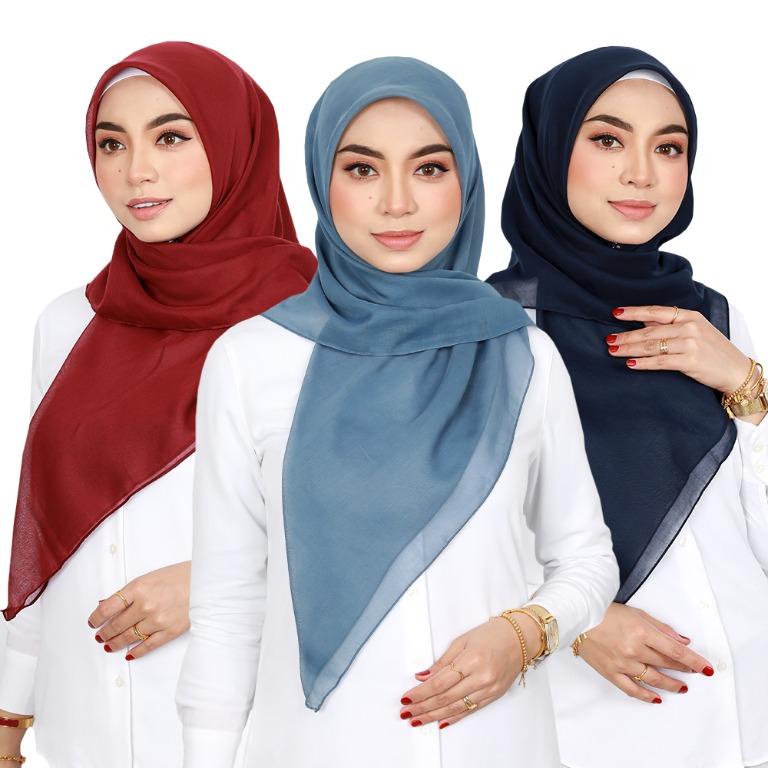 ? HOT SALE ? 40 Color Tudung Bawal Cotton Bidang 45 / Bawal Cotton / Tudung Bawal / Tudung Murah / Tudung Borong