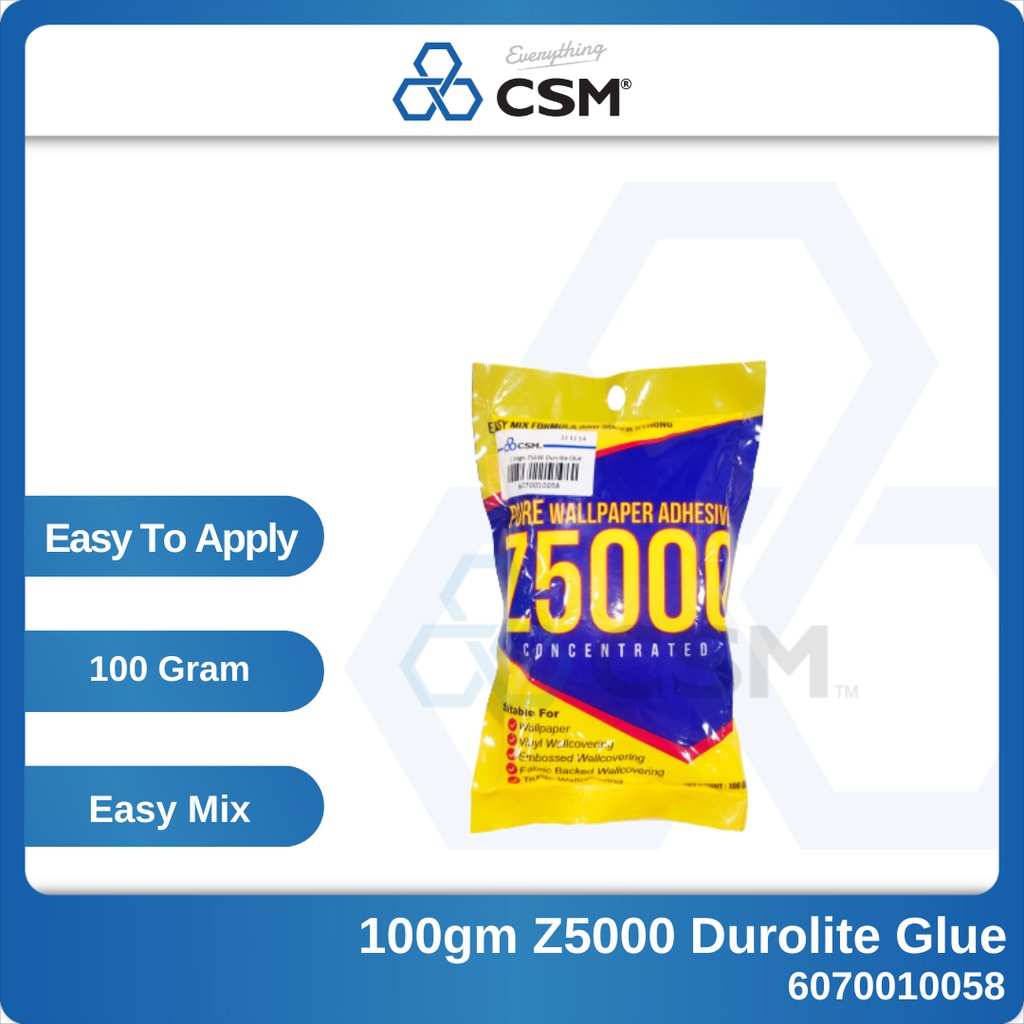 100gm Z5000 Durolite Glue Wallpaper Adhesive Gam Wallpaper Shopee Malaysia