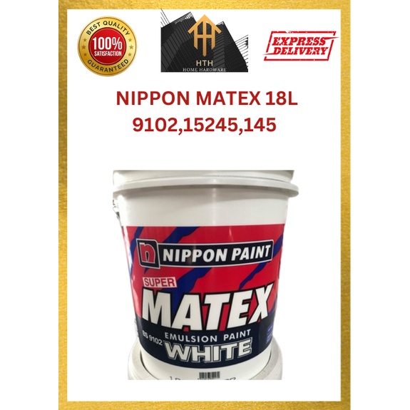 Nippon Paint Super Matex White Maxiwhite Brilliant White L Shopee Malaysia