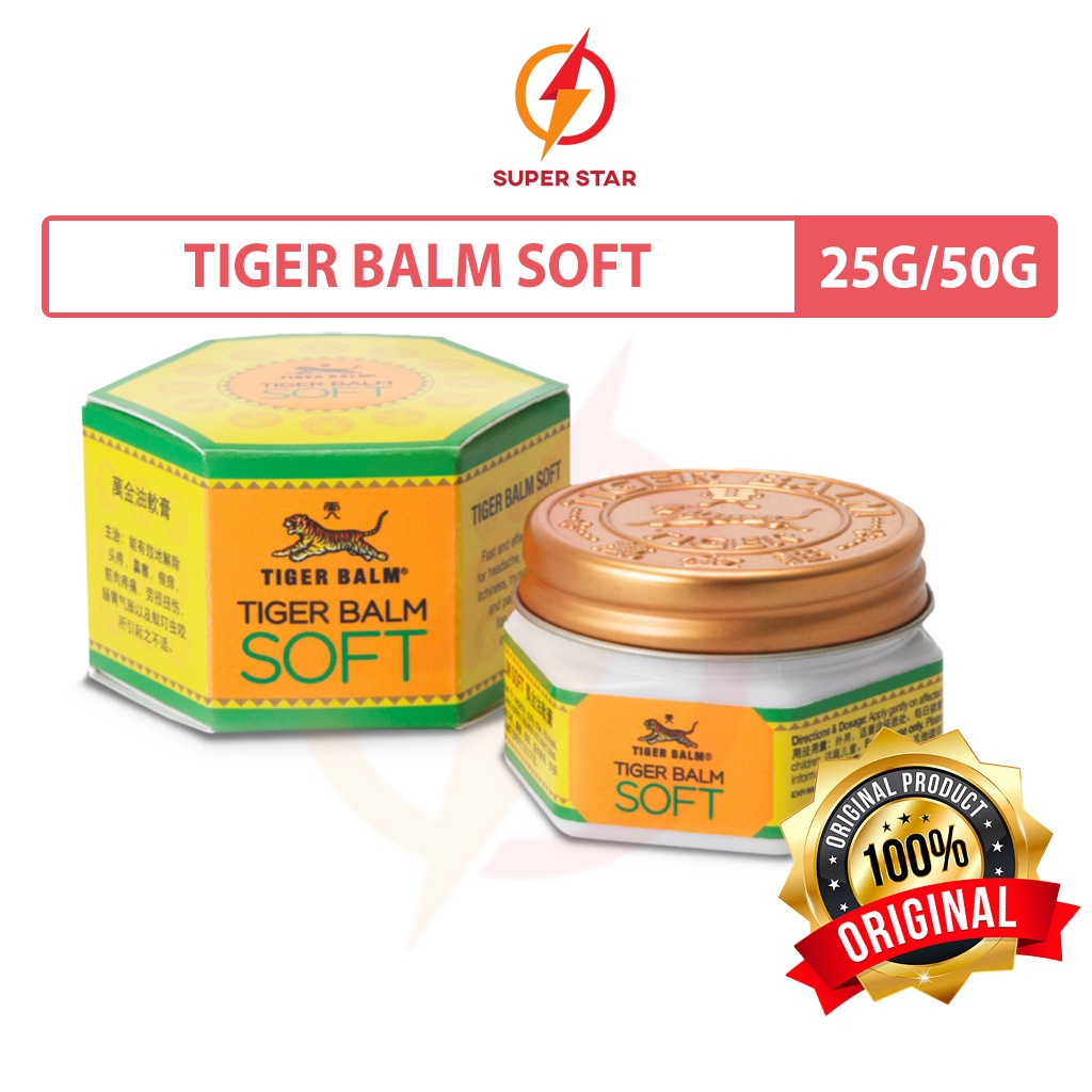 Tiger Balm Soft Ointment 25g/50g (Exp 2025) Shopee Malaysia