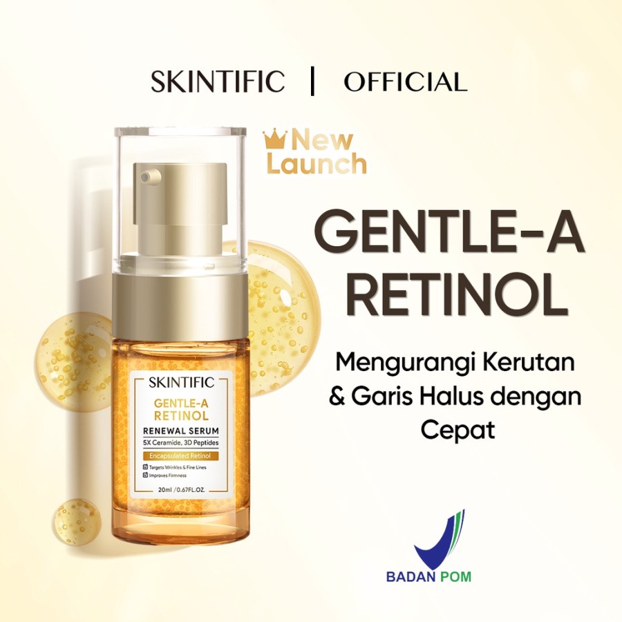 Skintific Gentle A Retinol Renewal Serum 20ml / 20 ml Shopee Malaysia