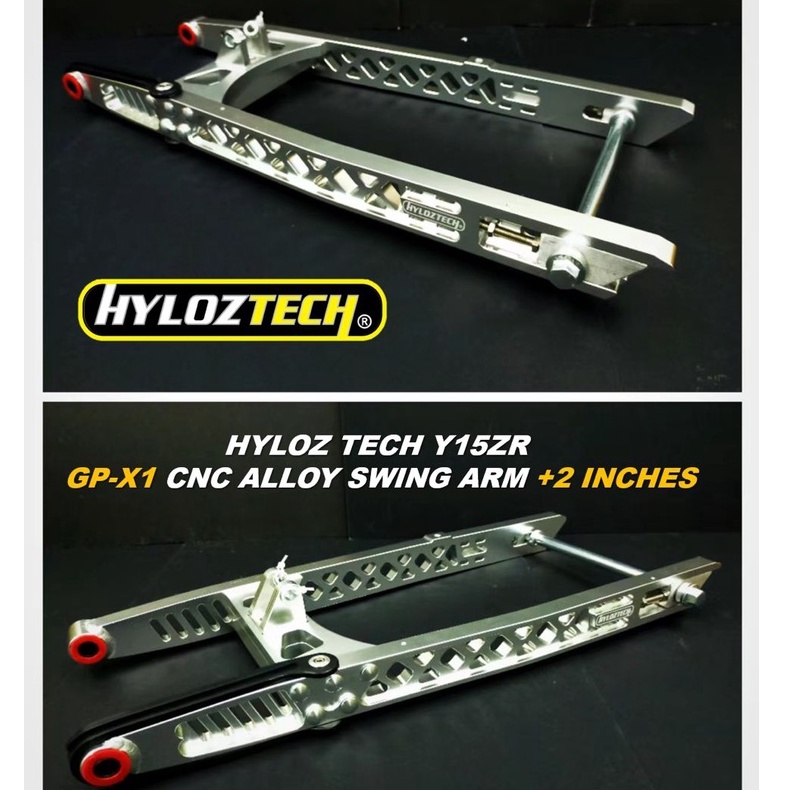 HYLOZTECH CNC ALLOY SWING ARM GP-X1 +2 inches YAMAHA Y16 Y15 LC135 IMPORT PREMIUM PROTAPER HYPERTECH SAA009