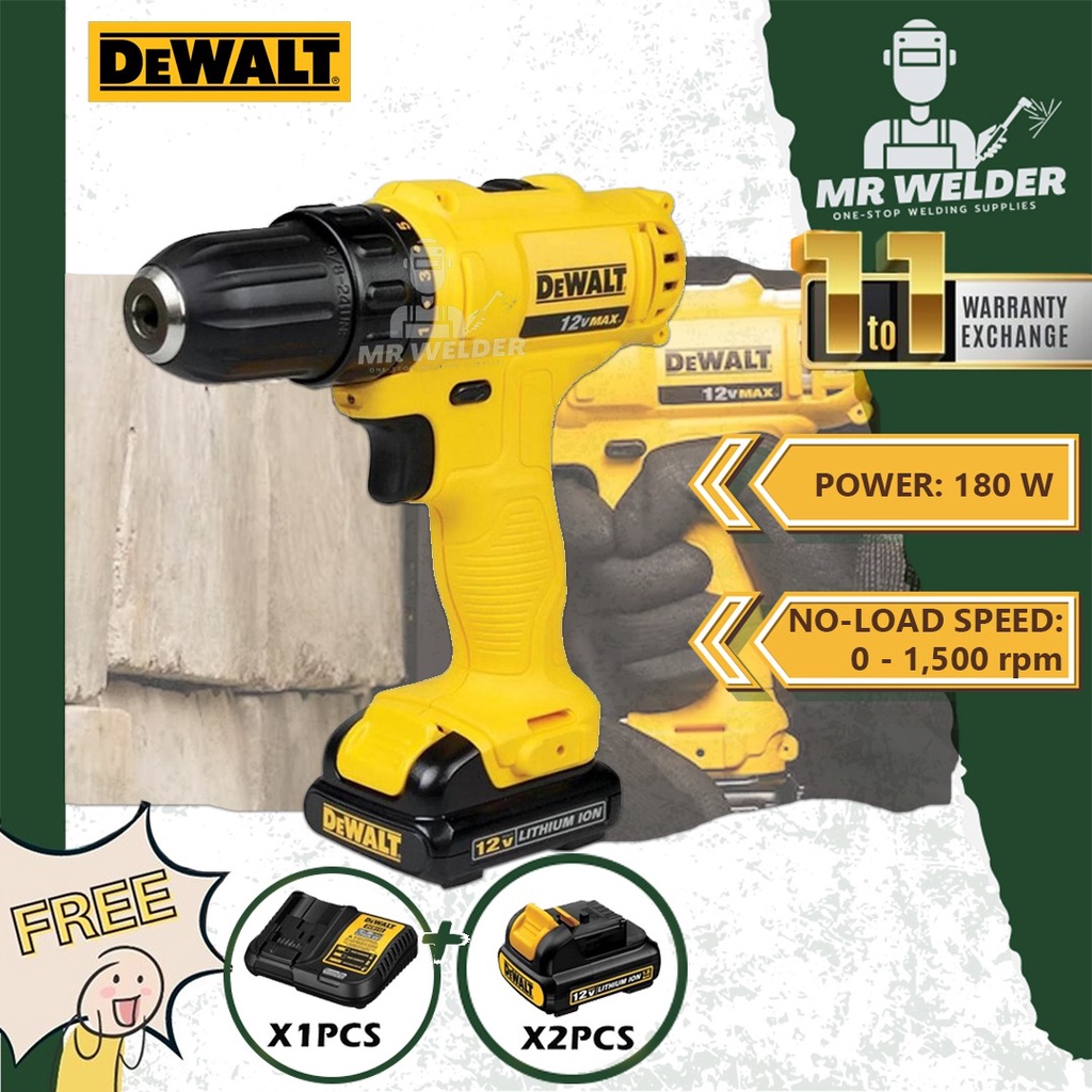 DEWALT DCD700C2 LITHIUM-ION CORDLESS BATTERY DRILL/DEWALT 12V MAX ...