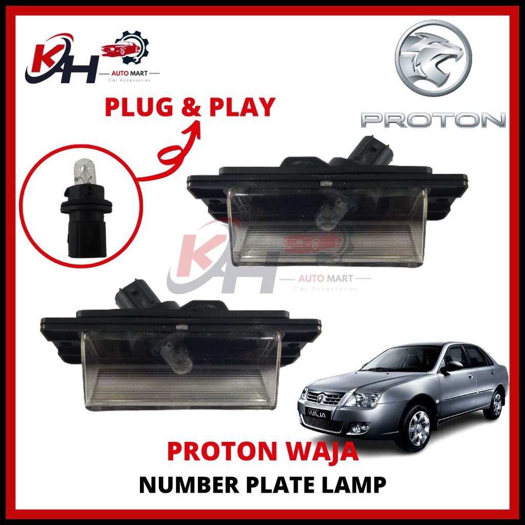 PROTON WAJA / SAGA BLM FLX Number Plate Lamp Cover With Bulb (OEM