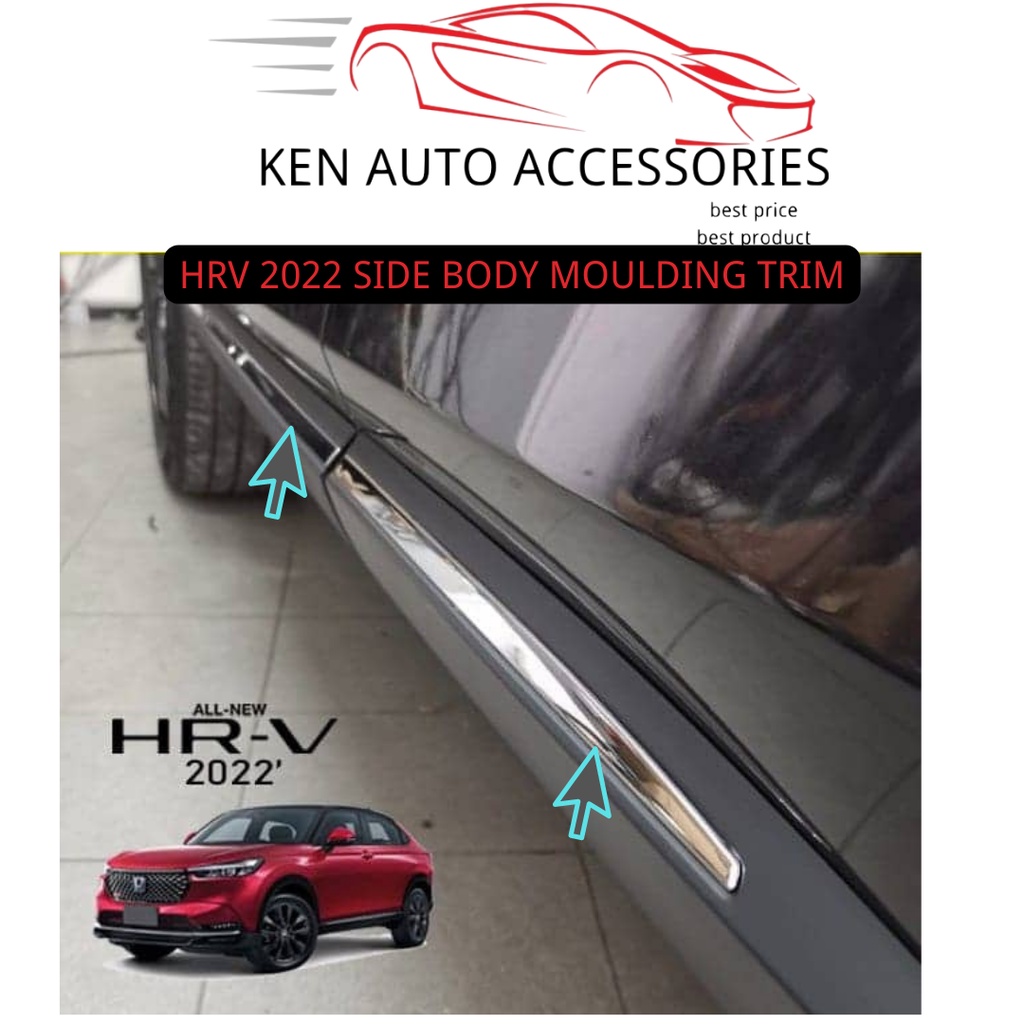 HRV 2022 3RD GEN DOOR LOWER MOULDING TRIM & SIDE BODY MOULDING TRIM