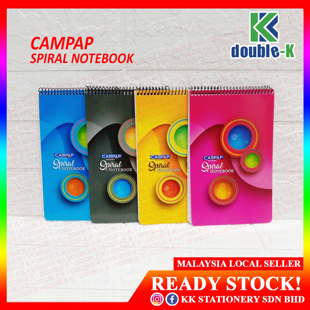 CAMPAP Spiral Note Book CA3210 Shorthand Notebook 50'S RM2.20/pcs