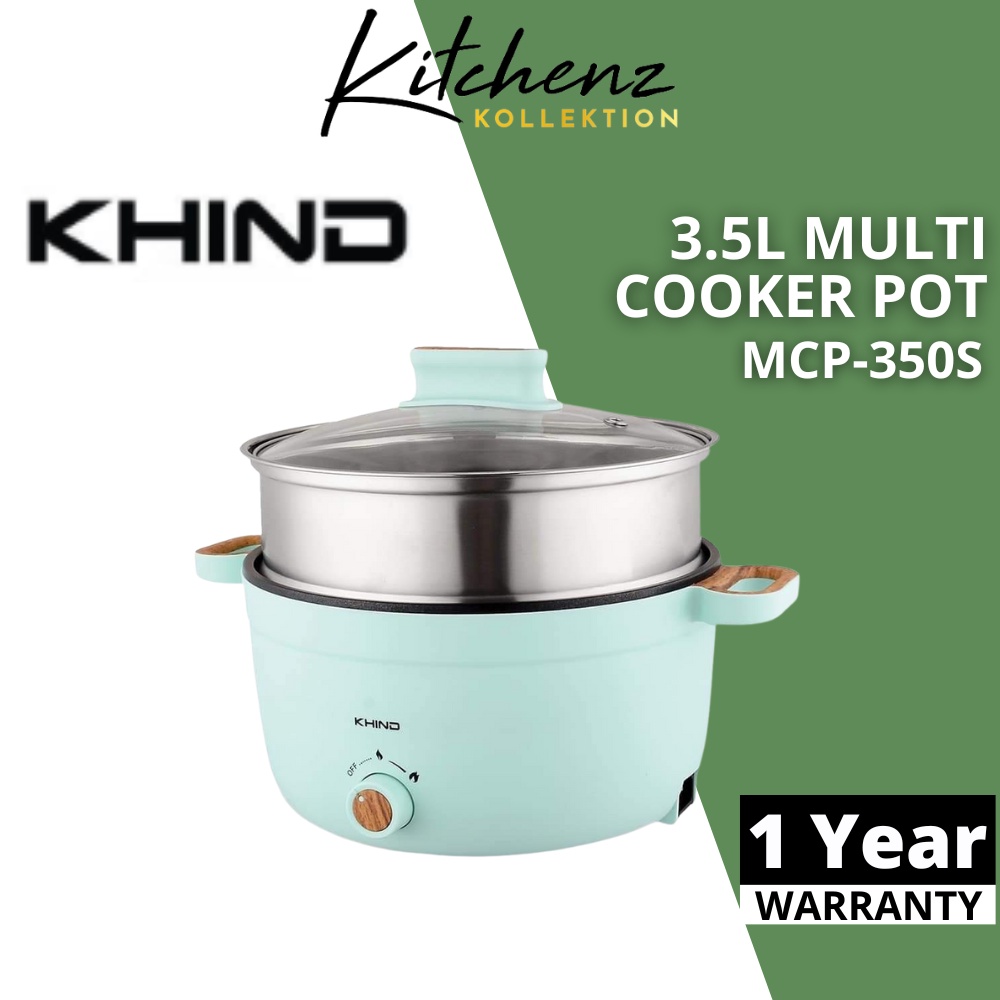 Khind 3.5L Multi Cooker Pot l MCP350S Shopee Malaysia