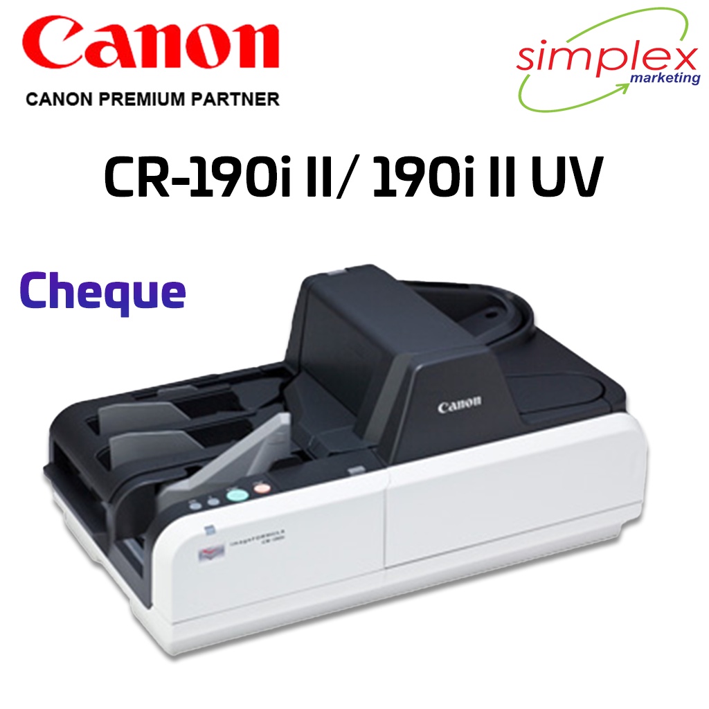 Canon imageFORMULA CR190i II/ 190i II UV Cheque Reader Shopee Malaysia
