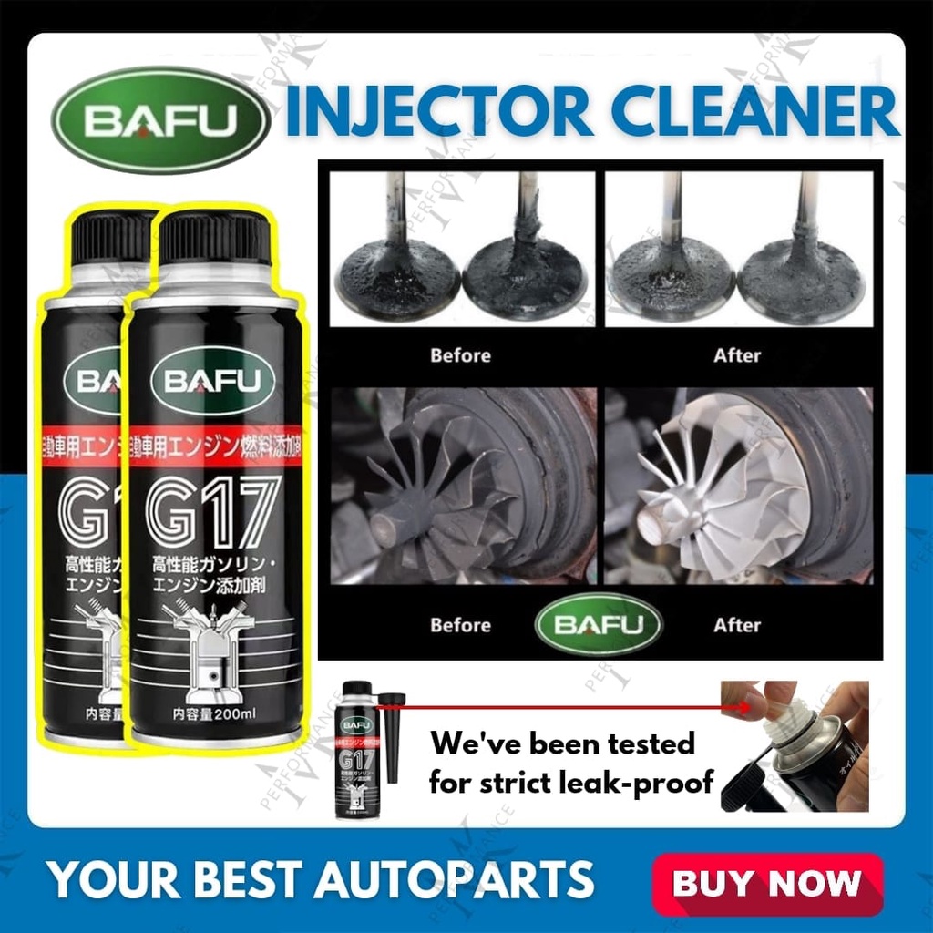 BAFU G17 200ml GASOLINE/PETROL CATALYTIC CONVERTER CLEANER INJECTOR