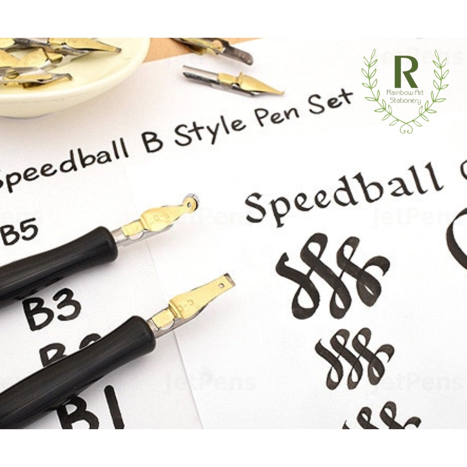 Speedball Broad Edge Nibs *B Style Pen Set* | Shopee Malaysia