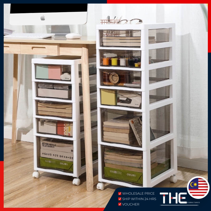THE 3/4/5/6 Layers Multipurpose Storage Trolley Moveable Storage