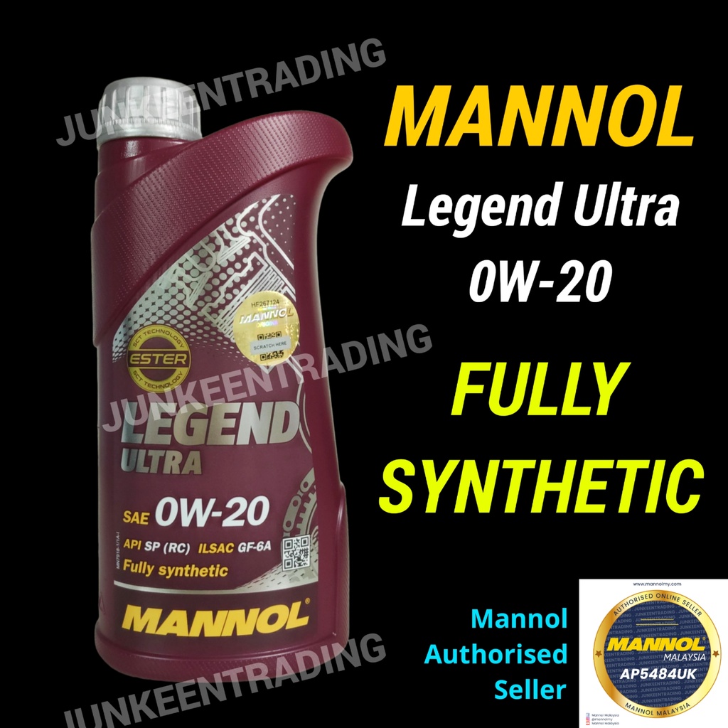 1L MANNOL 7918 Legend Ultra 0W20 0W20 Fully Synthetic Engine Oil with