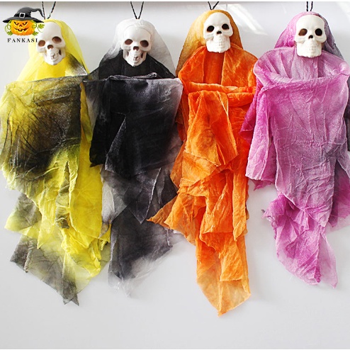 Halloween Decoration Props Hanging Ghost Mini  | Ready Stock | Haunted House Home Bar Restaurant Halloween
