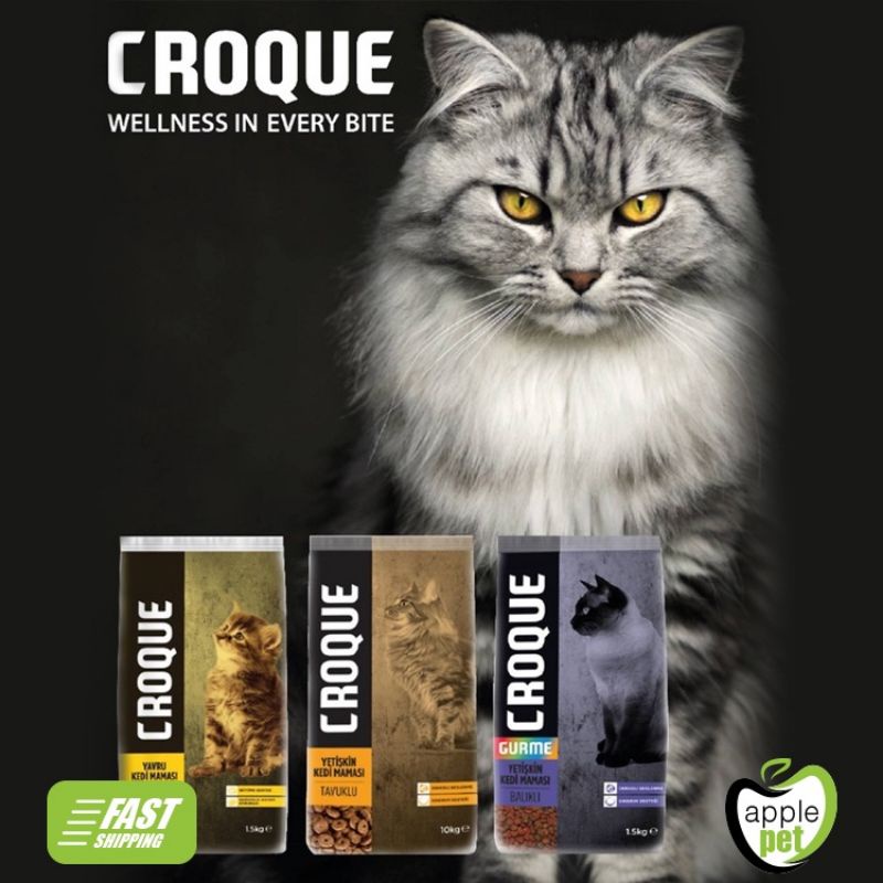 CROQUE CAT FOOD 1.5KG MADE IN TURKEY