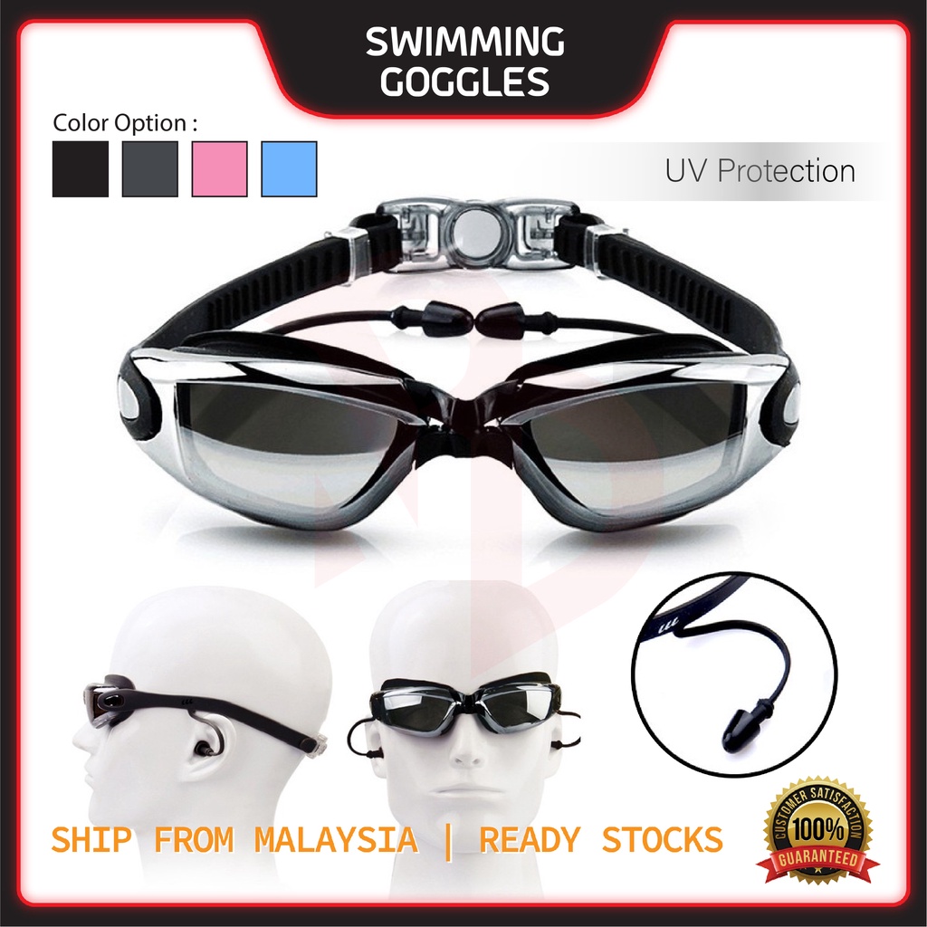 Swimming Goggles for Men Women Adult Diving Swim Googles Anti Fog Eye Glasses Adjustable Waterproof Anti-fog UV Lens成人泳镜