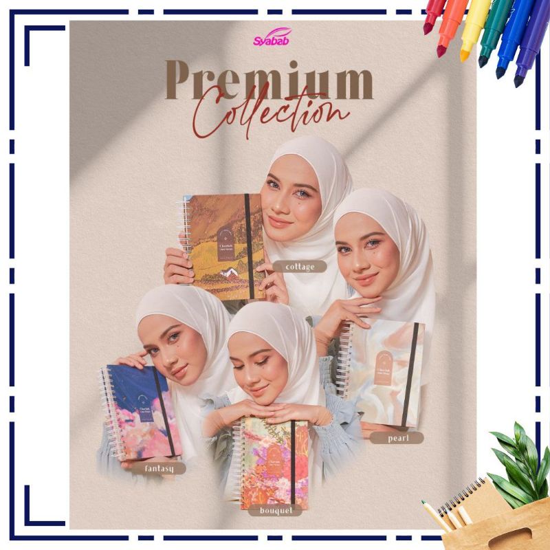 {READY STOCK} PLANNER SYABAB 2023 : PREMIUM/ STANDARD/ STUDENT - Journal Diary Notebook Book