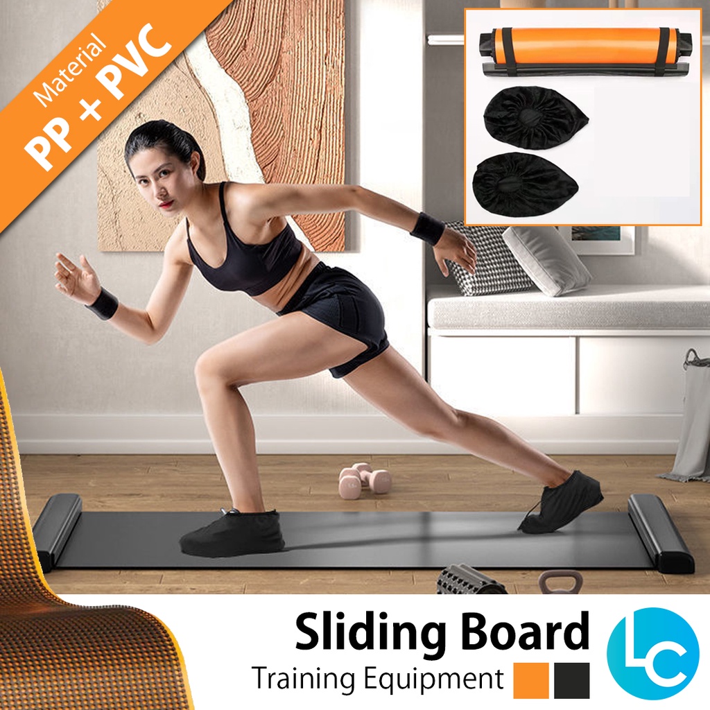 Sports Fitness Sliding Board Yoga Sliding Mat Glide Mat Plate Skating Training Board Home Gym Exercise Accessory