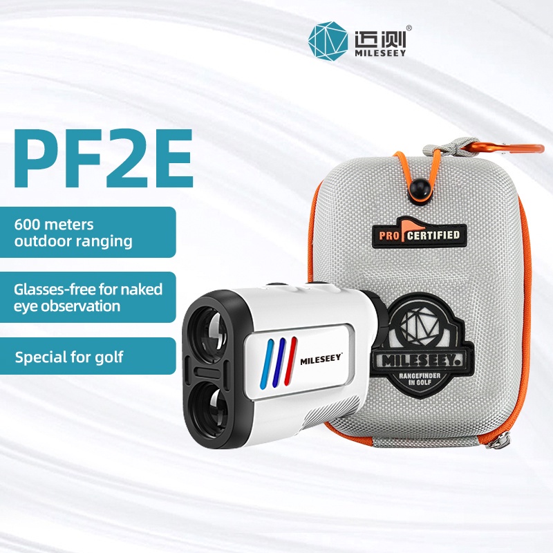 Have Premium Mileseey PF2E Golf Laser Rangefinder 600M Yard/M Mini 6x Telescope Measure Meter Speed Hunting Sport,6 D... - Image 2