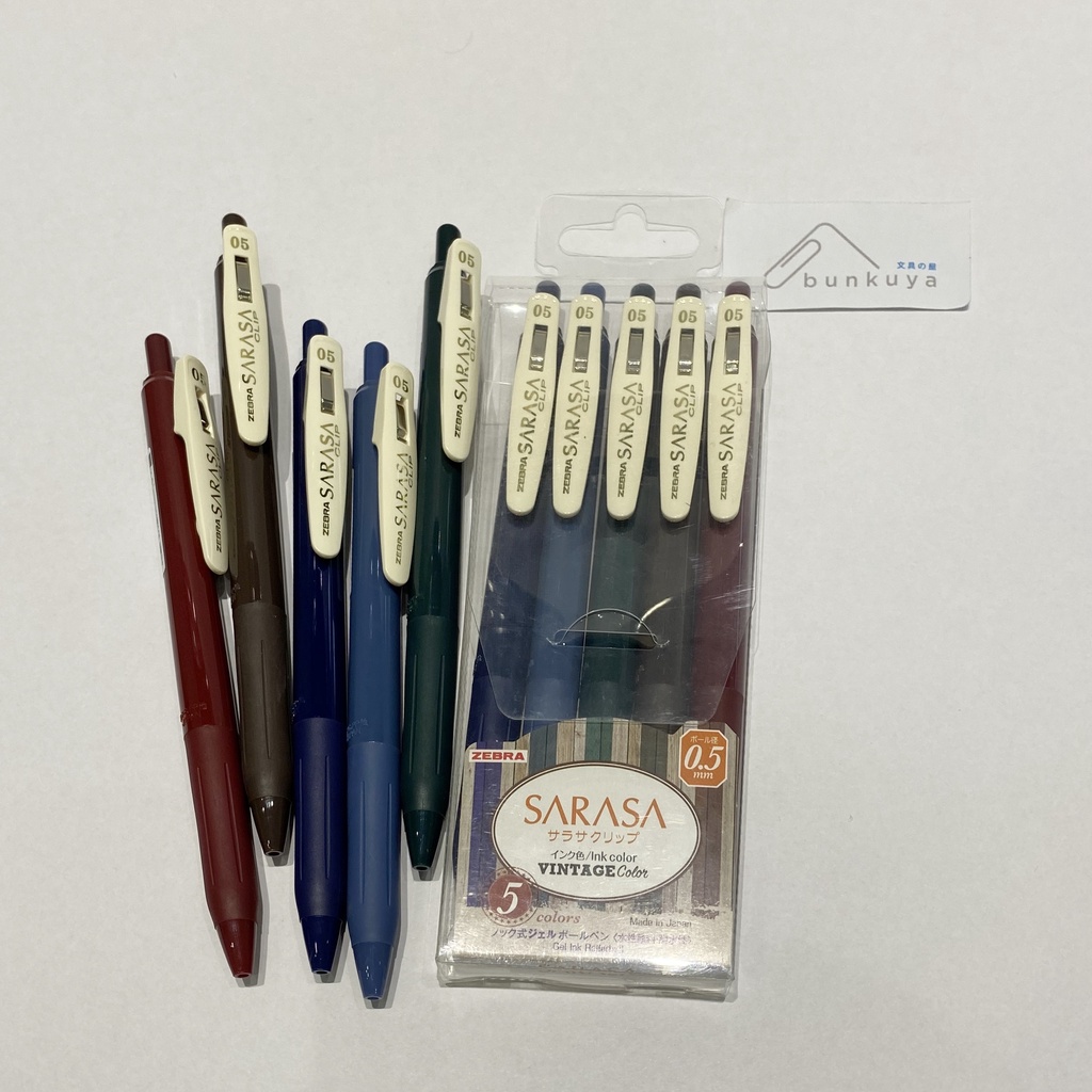 ZEBRA Sarasa Clip Vintage 1 Gel Pen 0.5