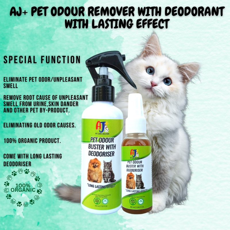 Pet Odour Remover Cat Litter Deodoriser Spray Cat Toilet Pewangi Pasir ...