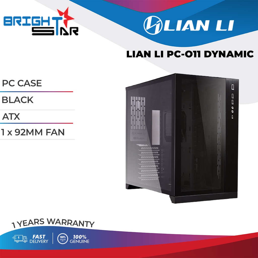 Lian Li Pc O11 Dynamic Atx Desktop Casing Black White Razer Edition Shopee Malaysia