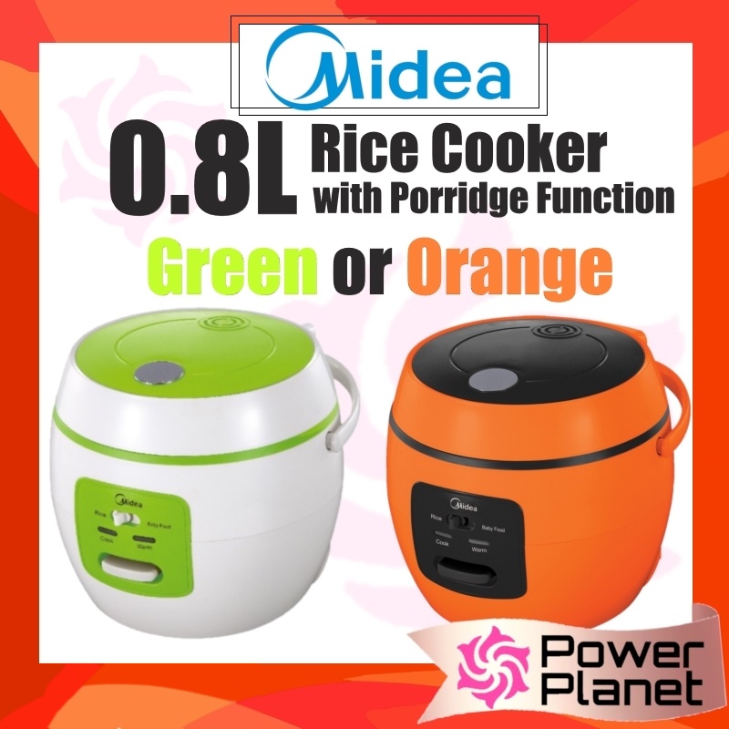 Midea Mini Rice Cooker MB07 (0.8L) with Porridge Function MB07OB/MB
