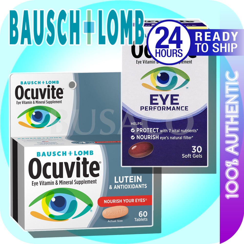 Bausch + Lomb Ocuvite Lutein & Antioxidants Eye Performance Lutein