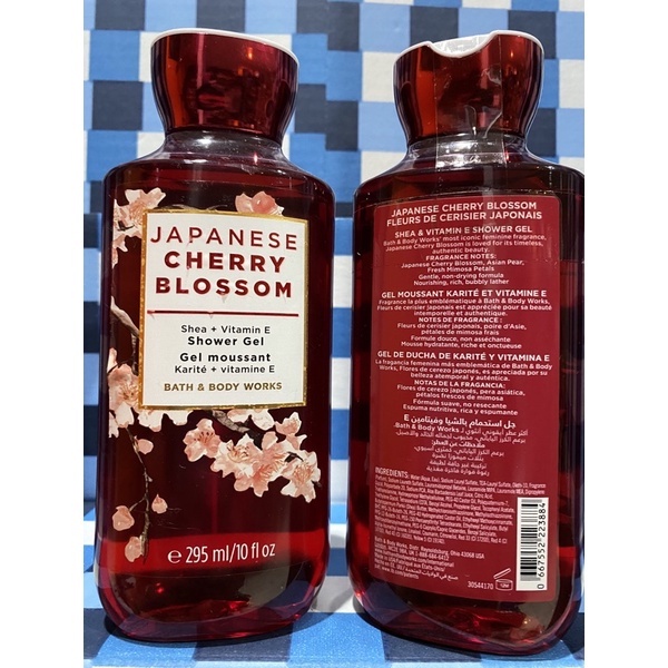 BATH AND BODY WORKS JAPANESE CHERRY BLOSSOM SHOWER GEL 295ML Shopee
