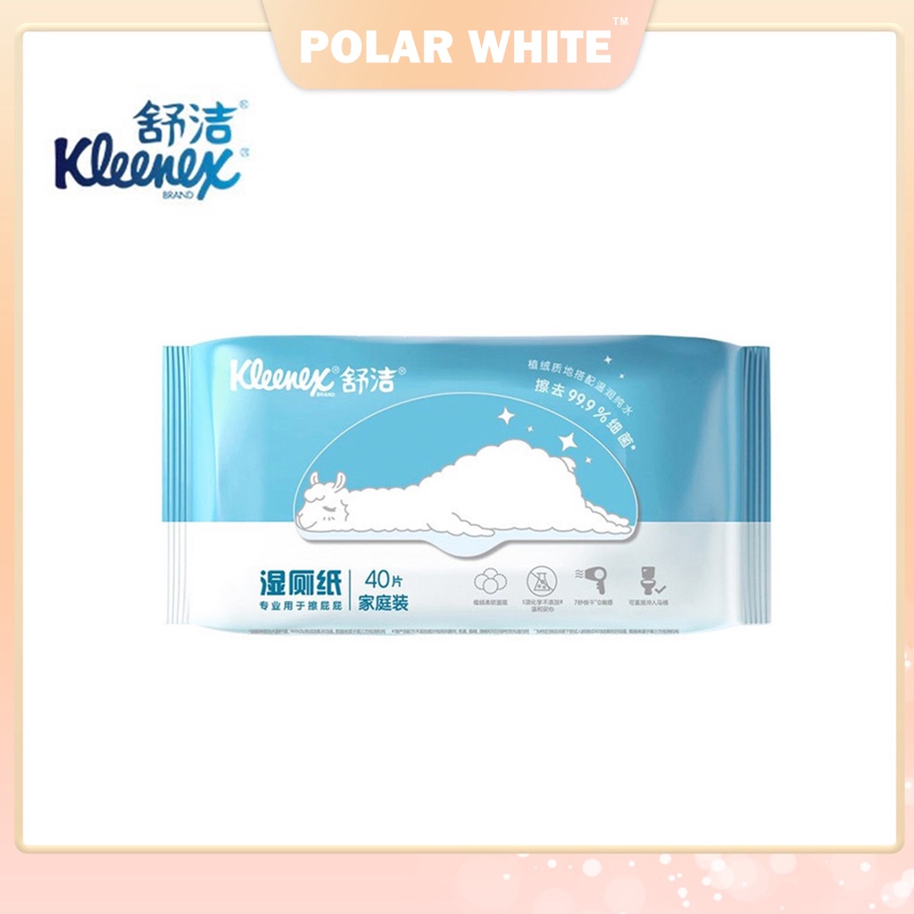 ready-stock-polar-white-p2003-kleenex-40pcs-wet-toilet-paper-clean-wet