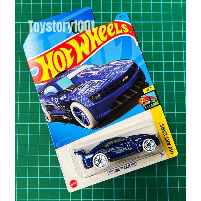 Ready Stock] Hot Wheels Art Cars Custom '11 Camaro Blue | Shopee Malaysia