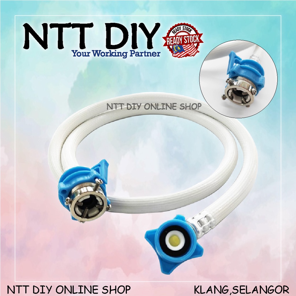 NTT DIY Washing Machine Pipe Connector With Converting Steel [ Ready