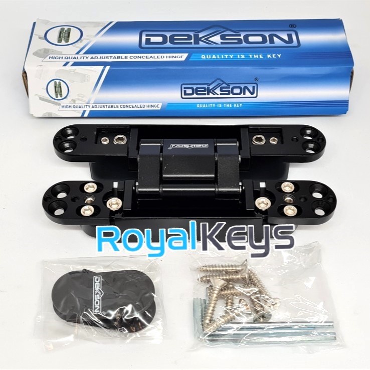 Dekson Dekkson D40 D 40 Black Concealed Hinge Adj