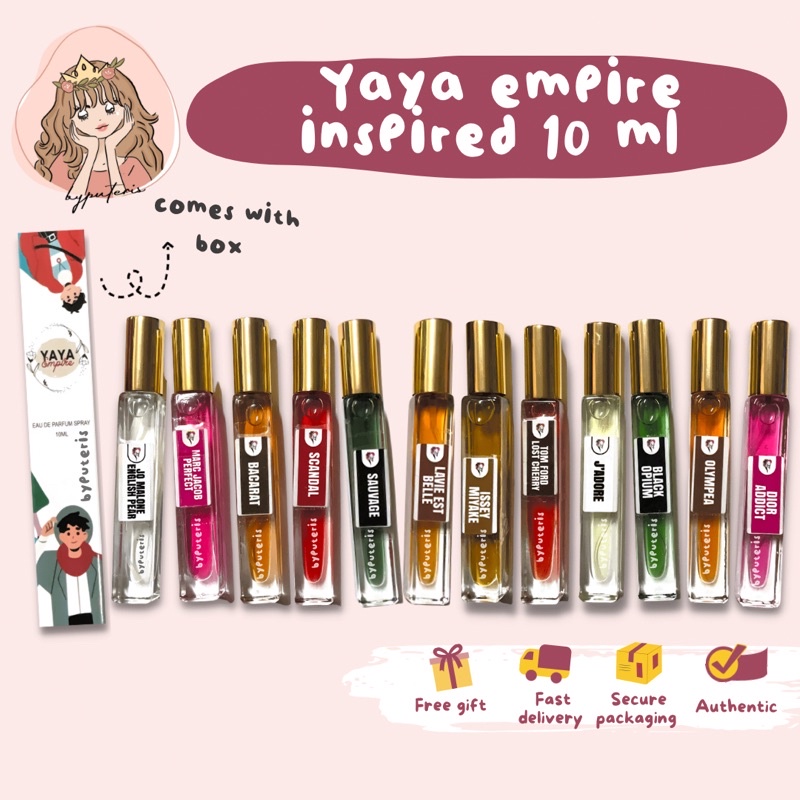 Yaya Empire Inspired Perfume 10ml Shopee Malaysia