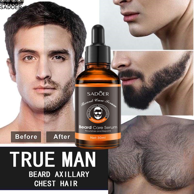 Advanced Beard Growth Serum 10% Thicker Beard Power Serum 30ml | Pelebat Jambang Beard Oil Minyak Jambang Beard Serum