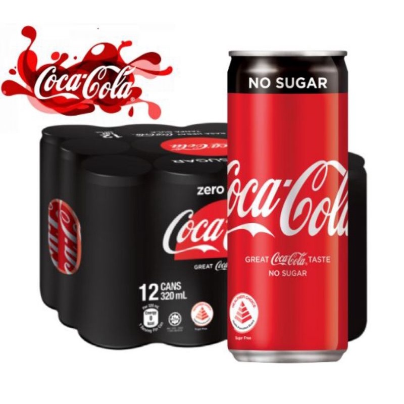 Coca Cola No Sugar (320ml) NATIONWIDE DELIVERY Coke No Sugar Coca Cola ...