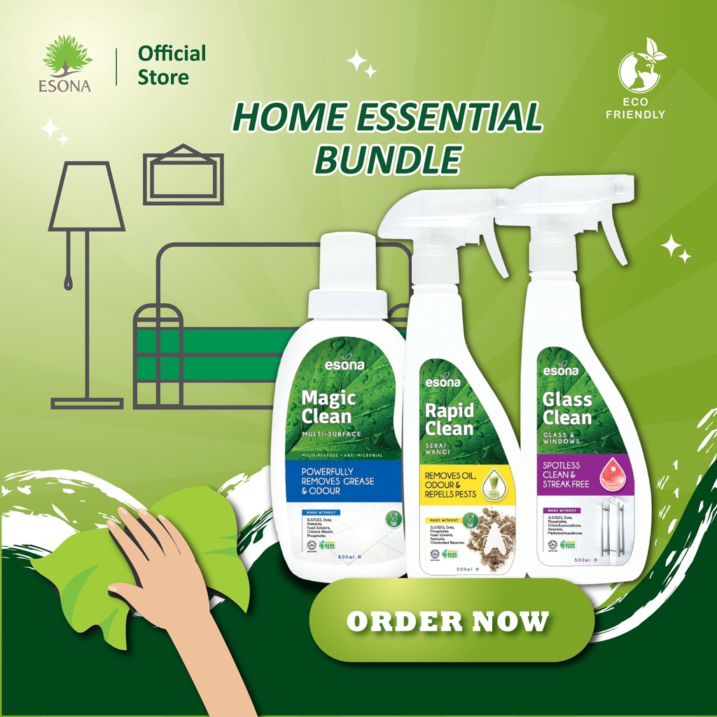 ESONA Home Essential Bundle Multi Surface Cleaner Shopee Malaysia