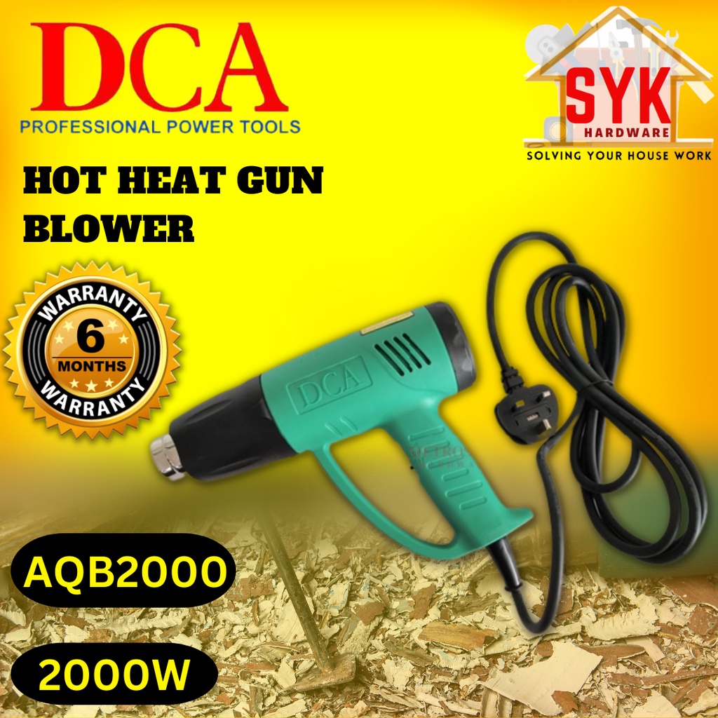 SYK DCA AQB2000 Blow Hot Air Heat Shrink Gun Blower Portable Heater