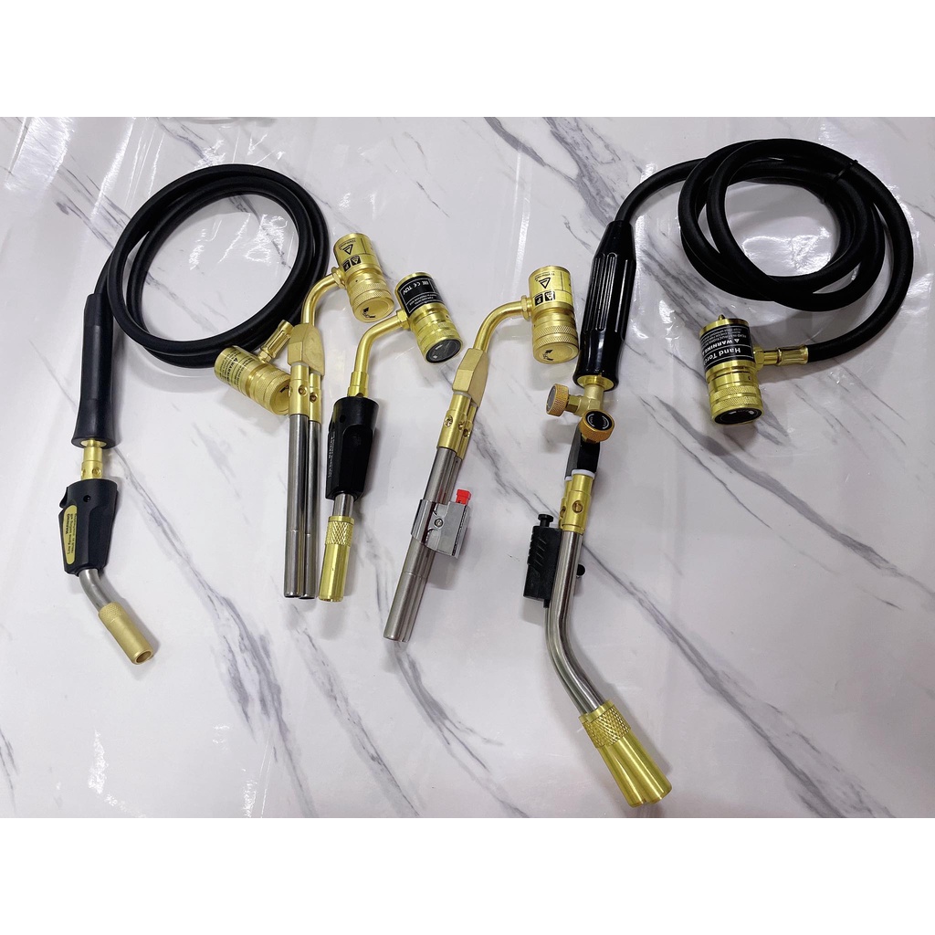 double torch hose welding aircond copper connection / single torch air