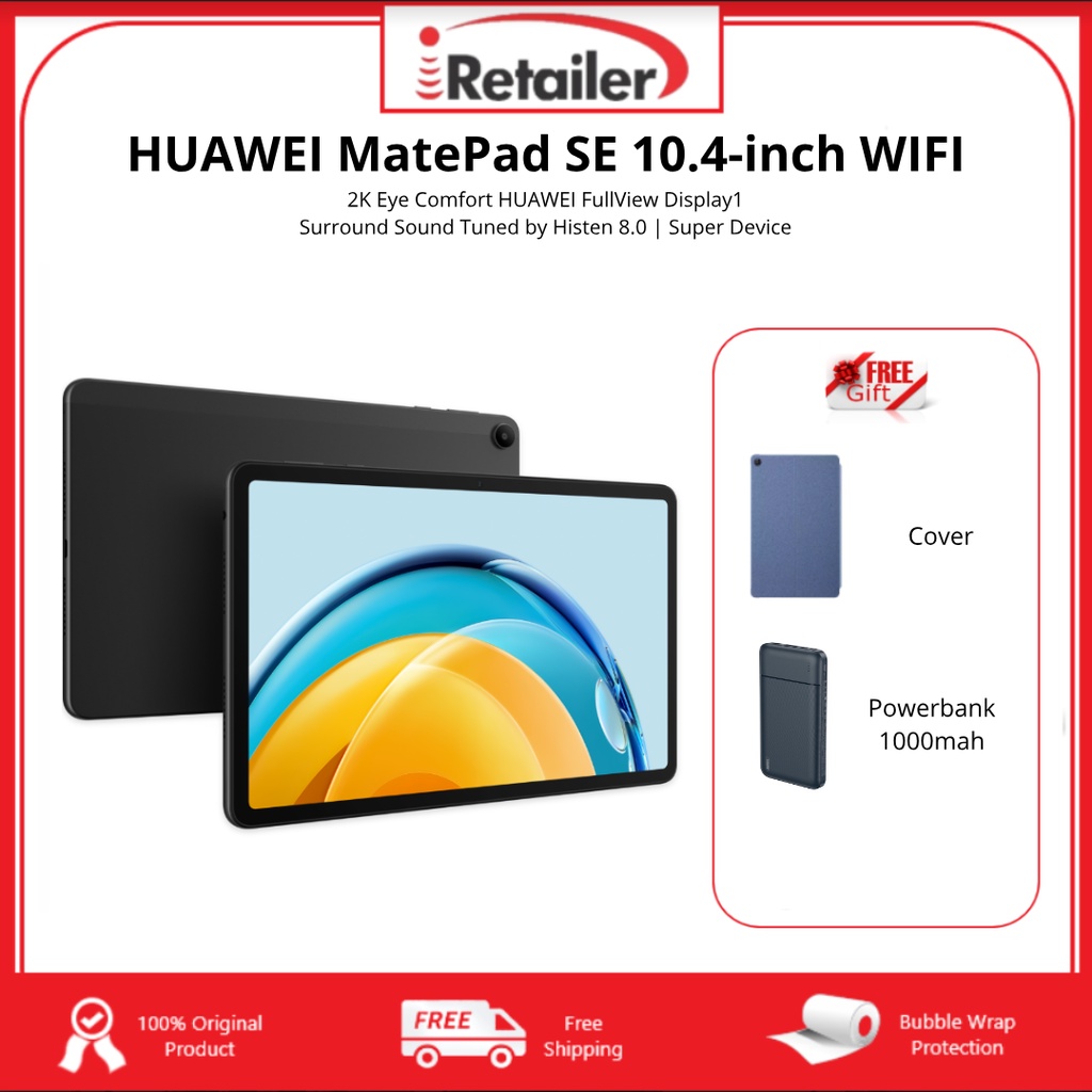 HUAWEI MatePad SE 10 4 Inch WIFI 4G 100 Original Malaysia Shopee