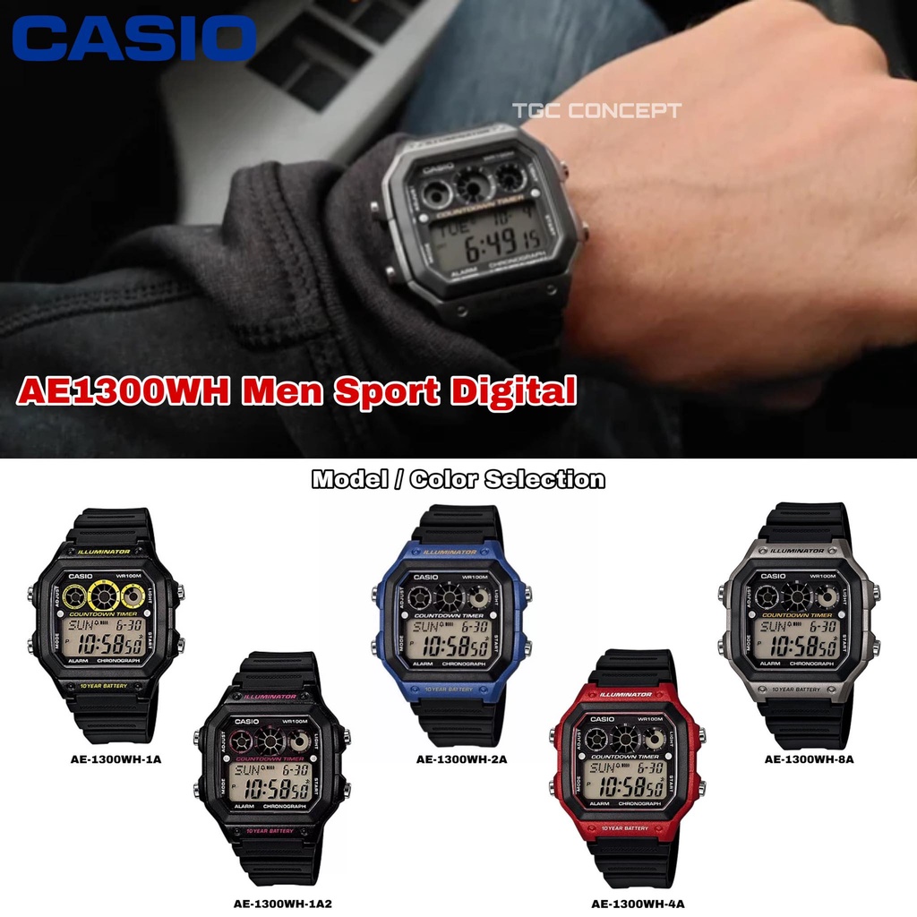 Original Casio Ae 1300wh 1a Ae 1300wh 1a2 Ae 1300wh 2a Ae 1300wh 4a Ae