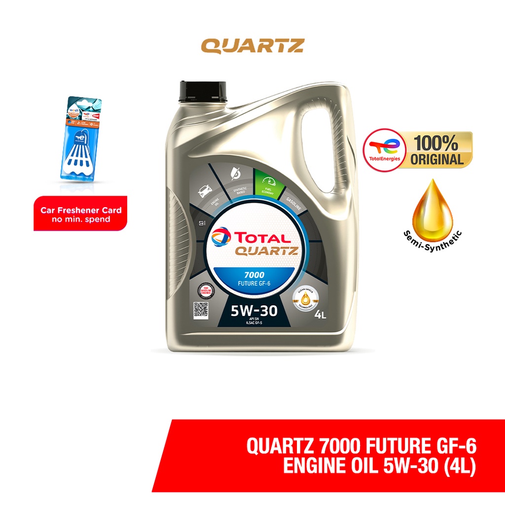 TotalEnergies Quartz 7000 Future GF6 Semi Synthetic Engine Oil 5W-30 ...