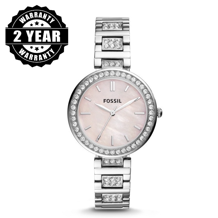 Fossil Karli Stainless Steel Watch BQ3182 | Shopee Malaysia