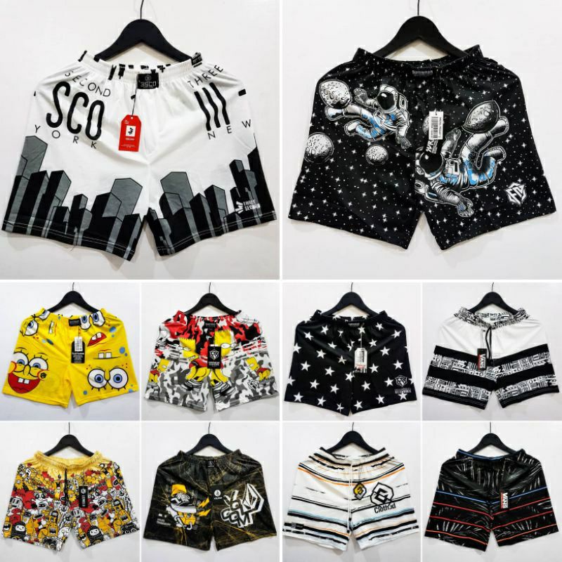 Men's Boxer Shorts Surfing Distro Swim Beach Casual Shorts