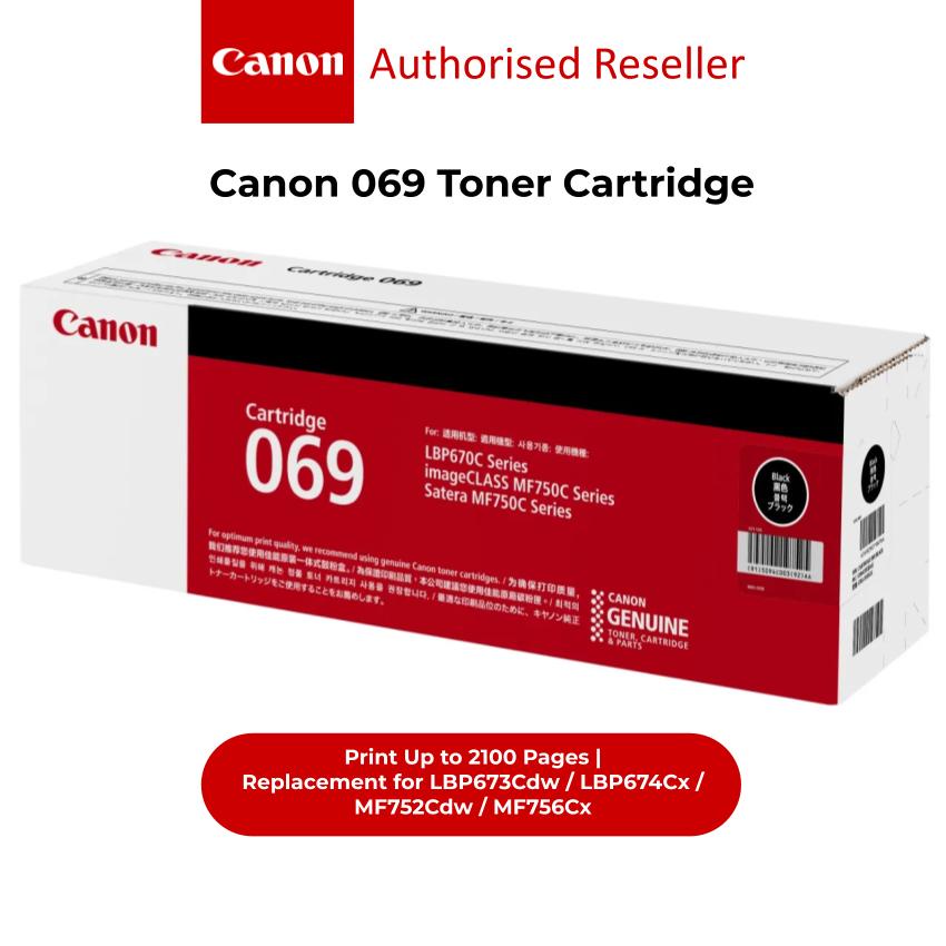 Canon Toner Cartridge 069 069H Black / Cyan / Magenta / Yellow | Shopee ...