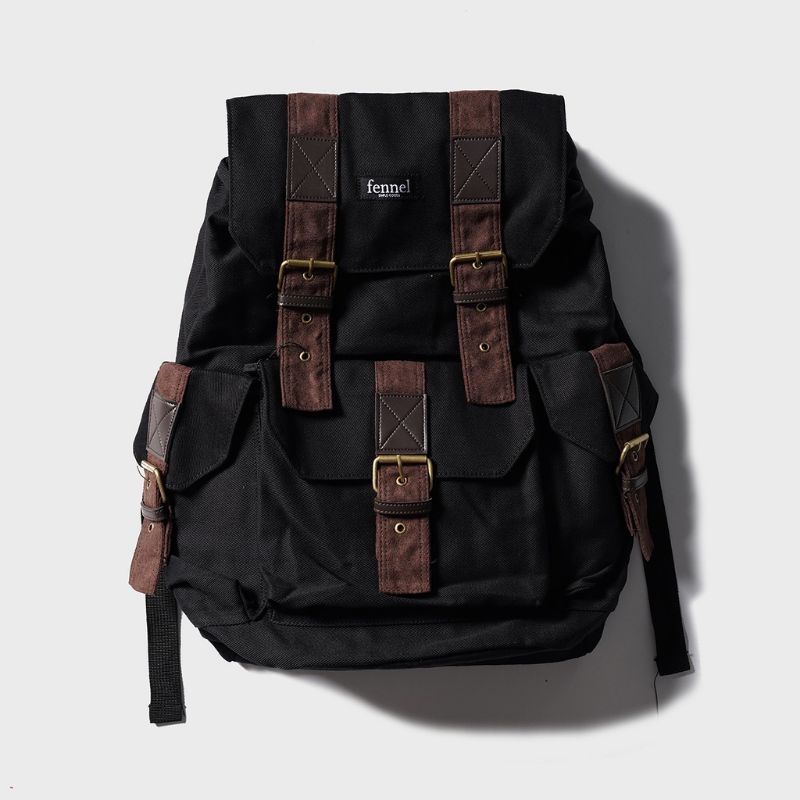 Brown Strap Backpack