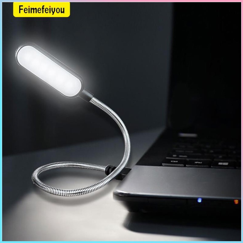 Portable USB LED Table Lamp Flexible 6leds USB Lamp for Power Bank Mini Book Light Reading Light Laptop Notebook PC Computer