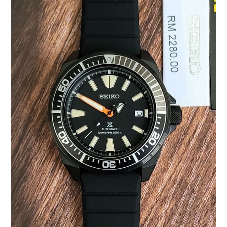 100% Original SEIKO Prospex Black Series 'Ninja' Samurai Limited Edition  Automatic 200m Watch SRPH11K1 | Shopee Malaysia